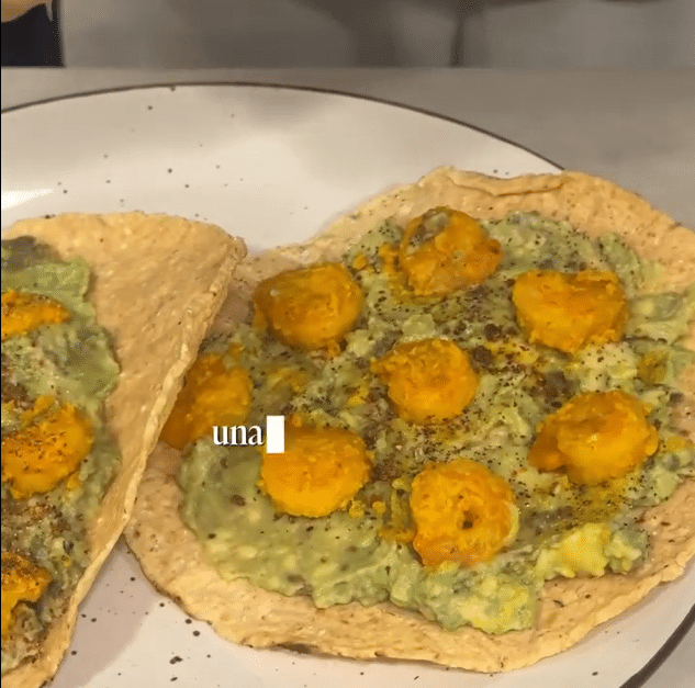 Cena muy CRUNCH con camarones